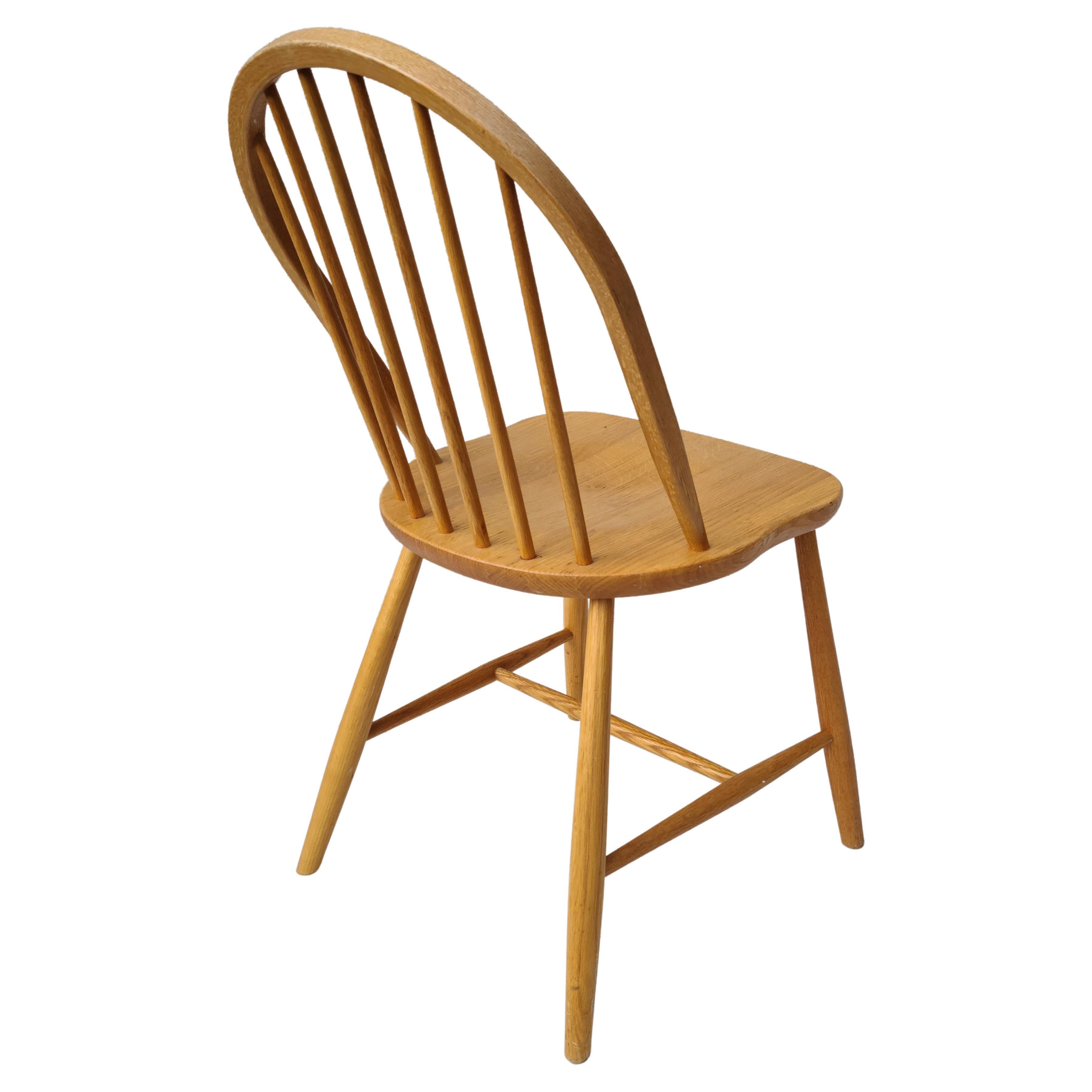 Fine XX secolo Sedia da pranzo Erik Ole Jorgensen in Oak Danimarca in vendita