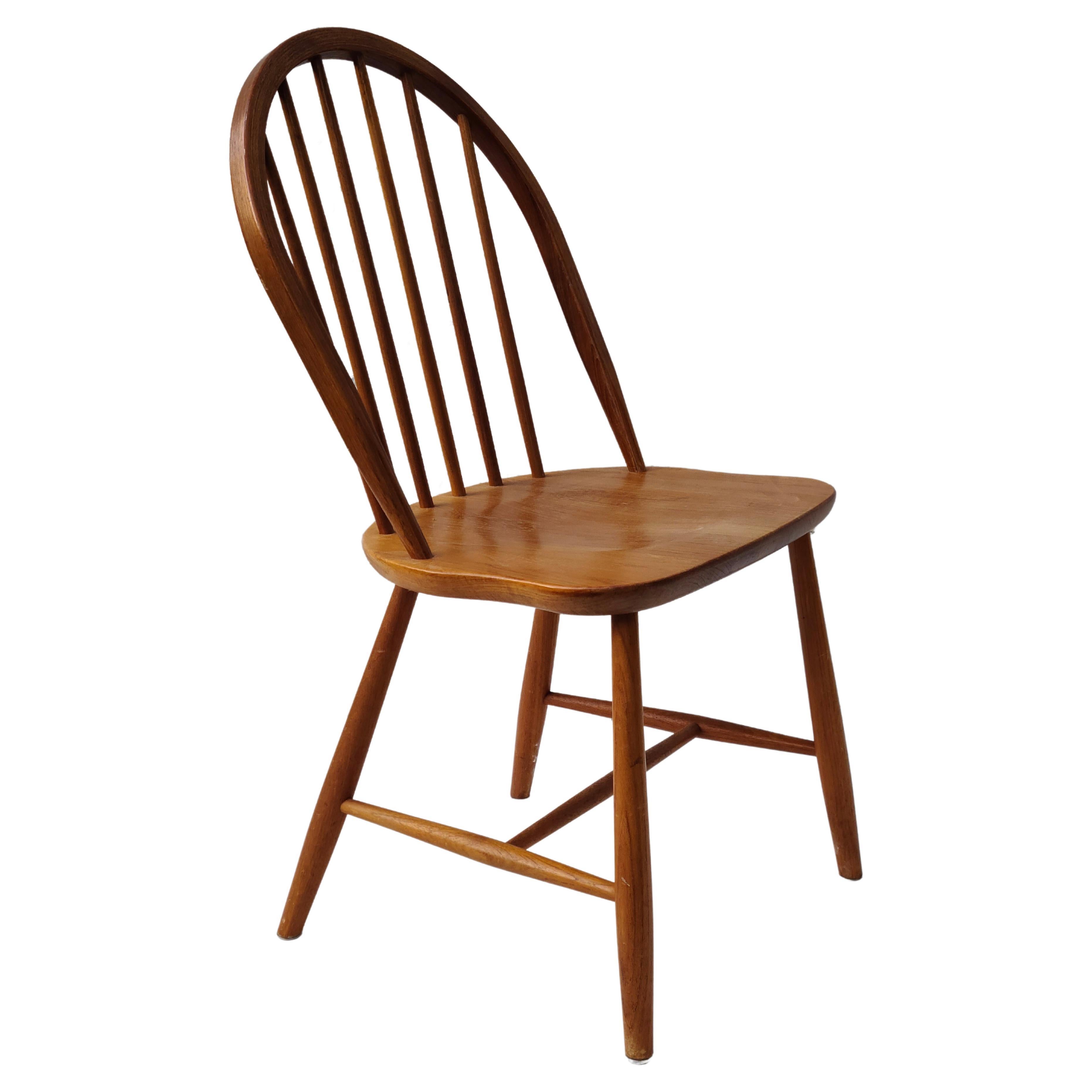 Fine XX secolo Sedia da pranzo Erik Ole Jorgensen in teak Danimarca in vendita
