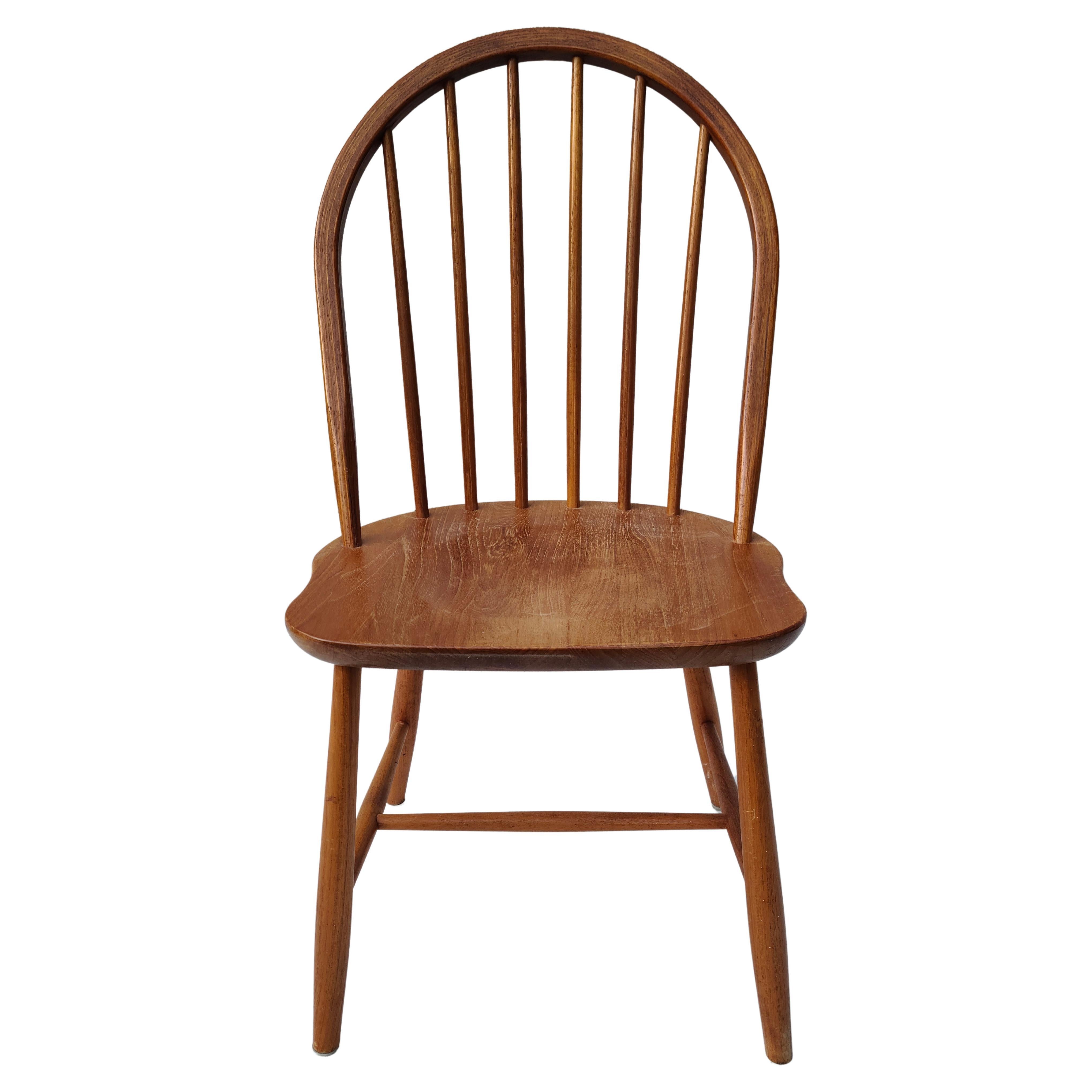 Sedia da pranzo Erik Ole Jorgensen in teak Danimarca in vendita 1