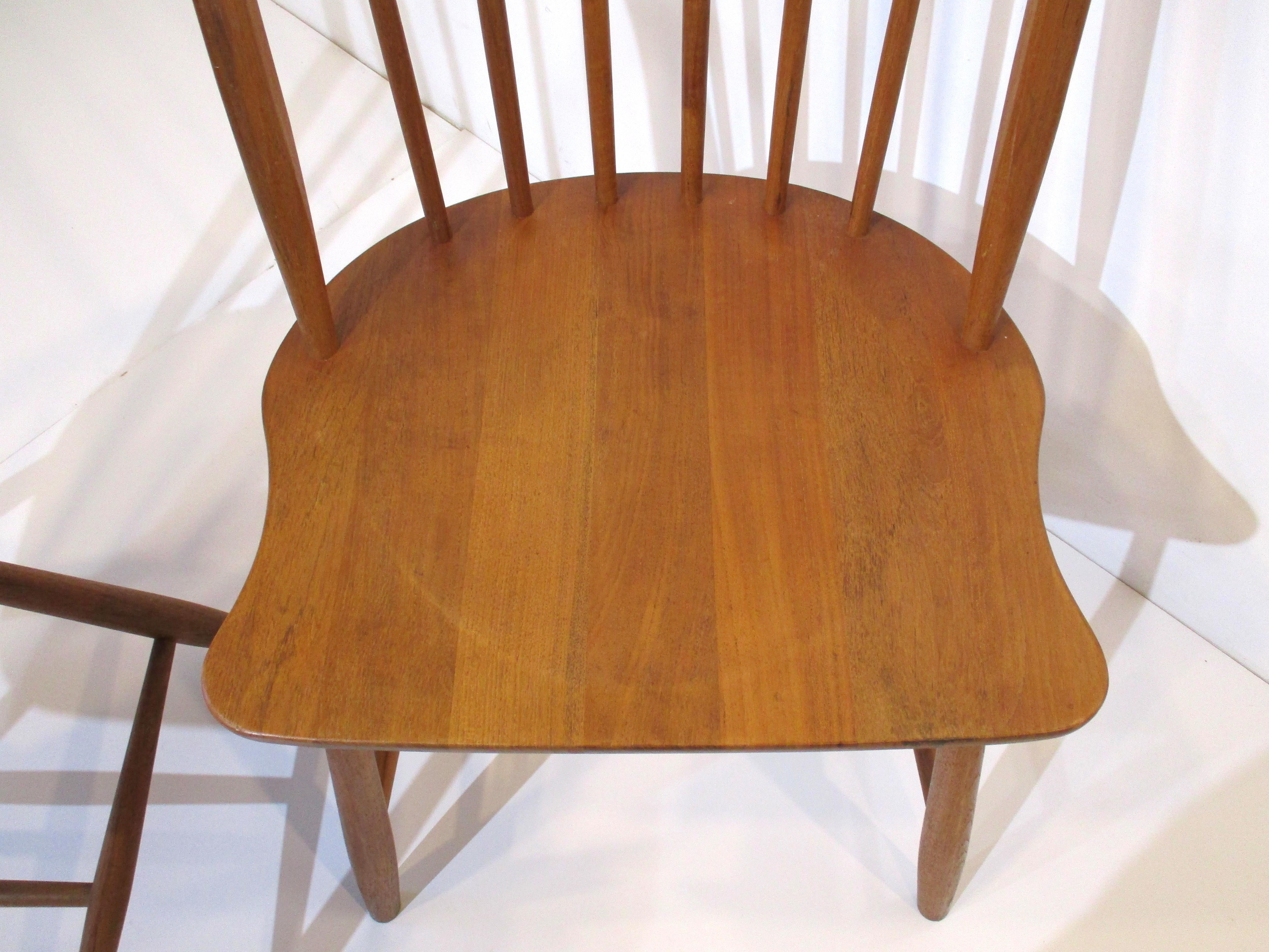 Teak Erik Ole Jorgensen Dining Chairs for Tarm Stole Denmark