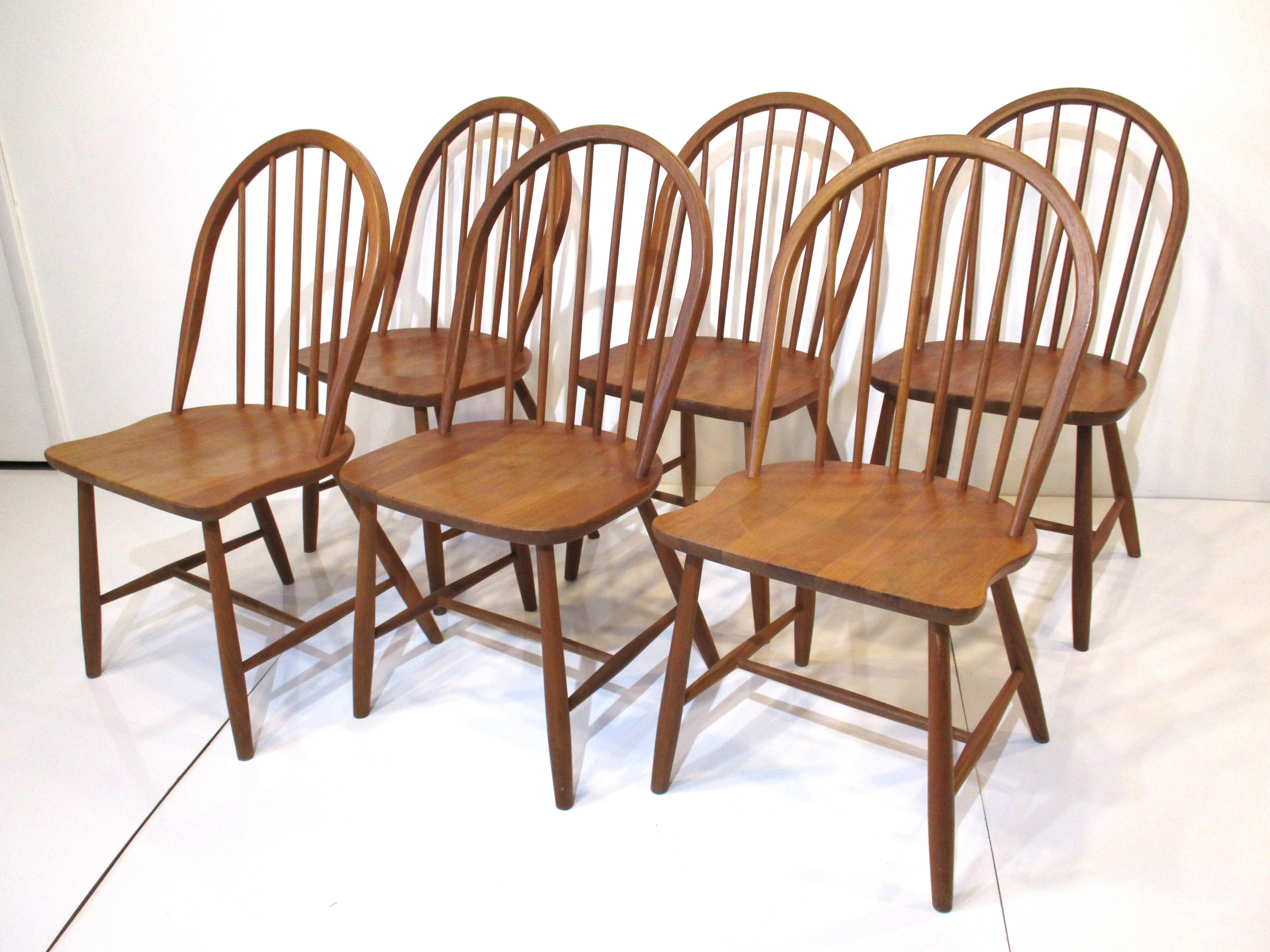 Erik Ole Jorgensen Dining Chairs for Tarm Stole Denmark 1