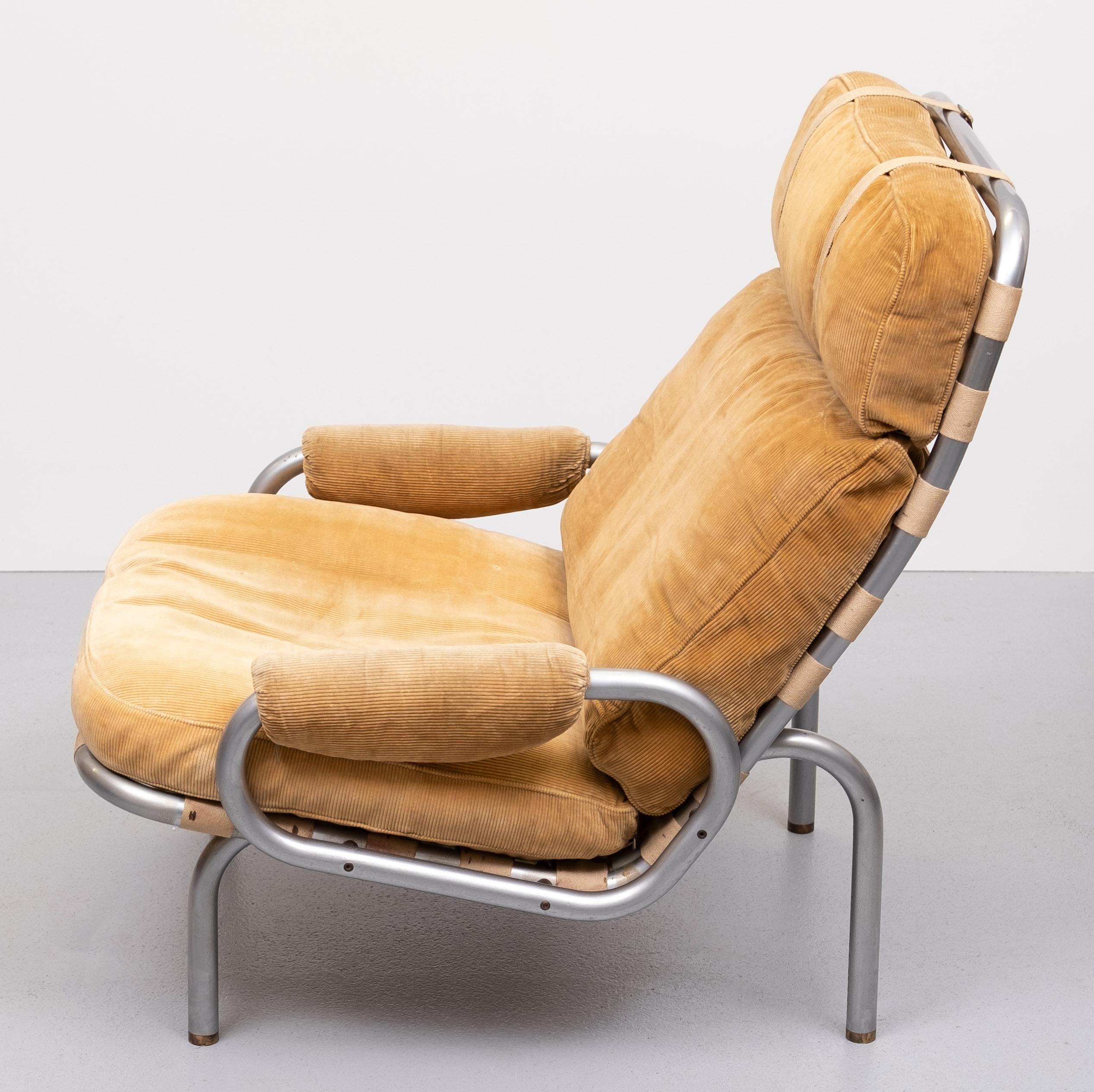 Mid-20th Century Erik Ole Jòrgensen  Ripcord lounge chair Denmark 1960   For Sale