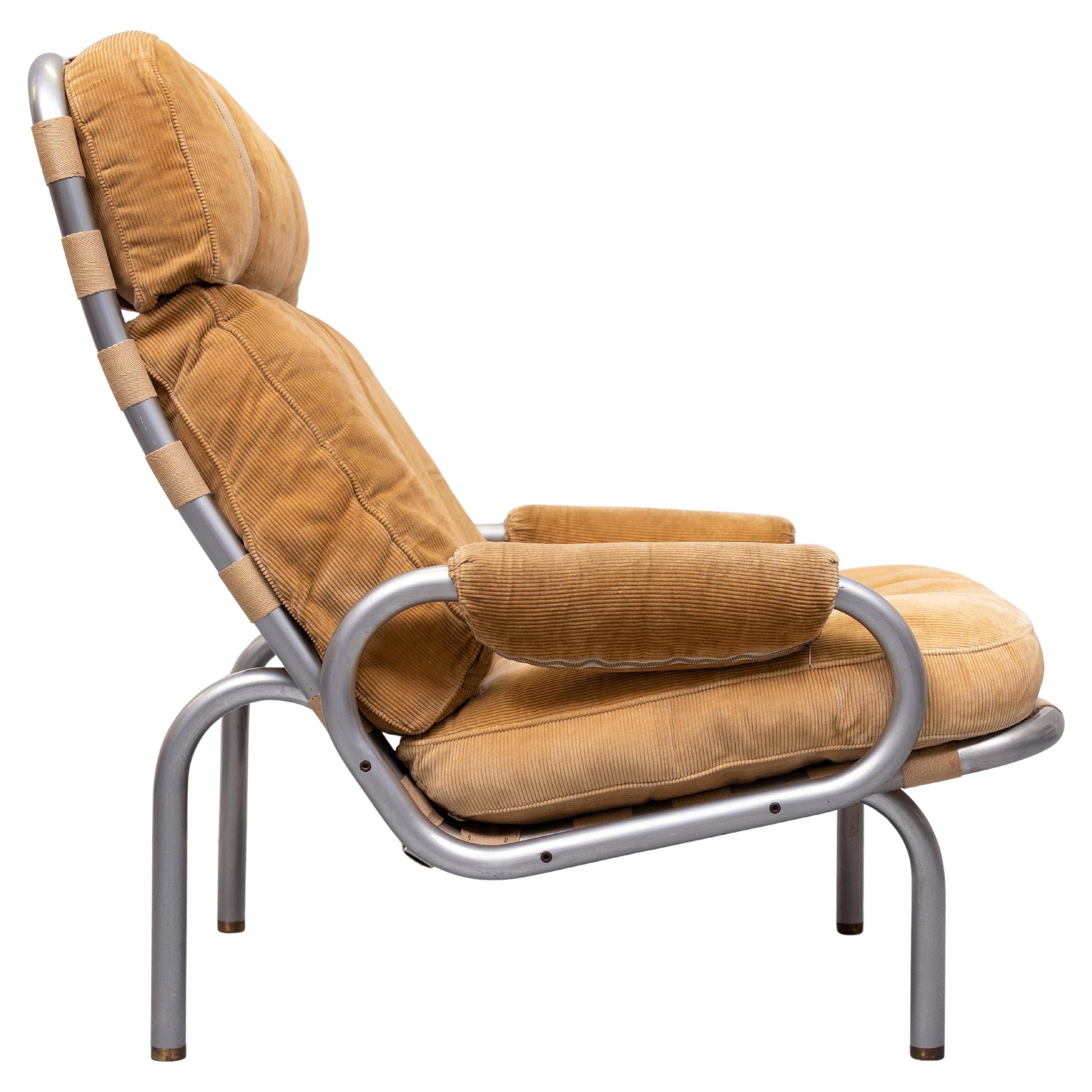 Erik Ole Jòrgensen  Ripcord lounge chair Denmark 1960   For Sale