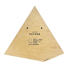 Future (hand signed screen print on wood)