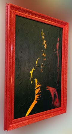 Contemplation, Painting, Oil on Wood Panel