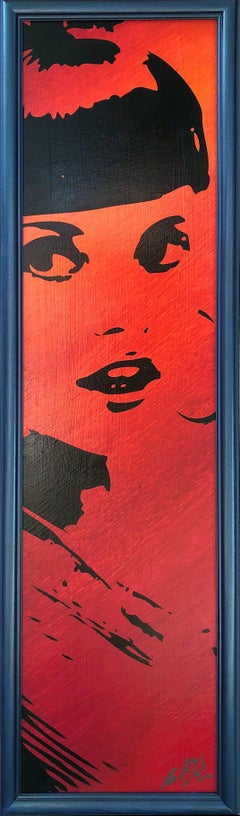 Lilly, Painting, Acrylic on Wood Panel