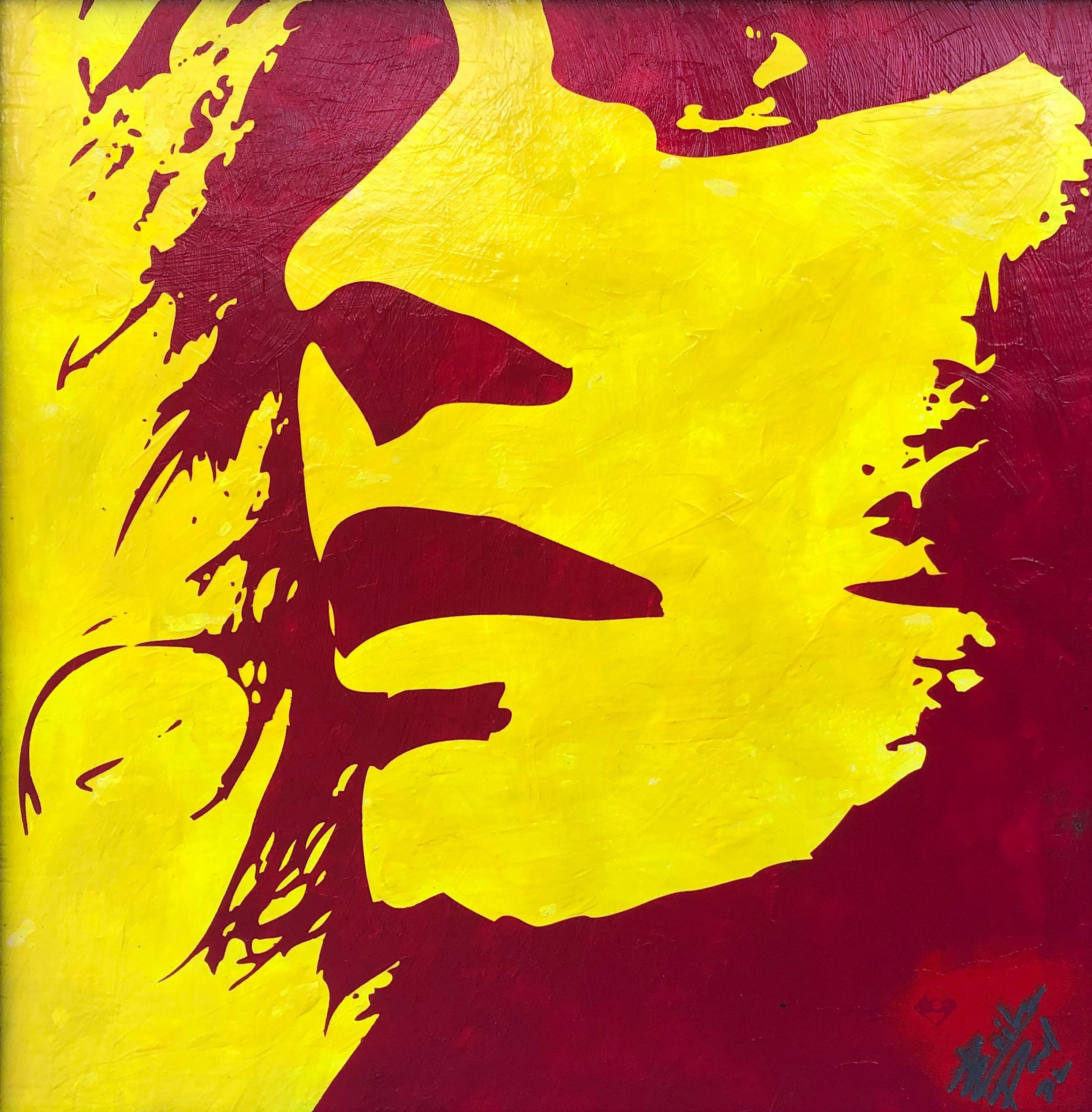 Trance, Gemälde, Acryl auf Leinwand