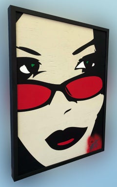 Well Hello Patrick, Painting, Oil on Wood Panel