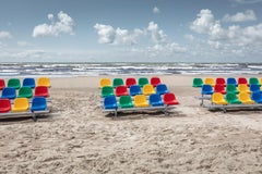 Best Seats - fotografía de gran formato de las emblemáticas porterías amarillas de fútbol