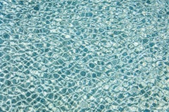 H2O I Homage to David Hockney - abstact pool surface water reflections - framed