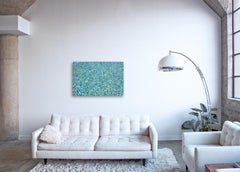 H2O ll -Großformatiges Foto von Sonnenreflexionen auf der Wasseroberfläche eines Pools