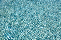 H2O ll -large format photograph of sun reflections on pool water surface