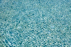 H2O ll - large format photograph of sun reflections on pool water surface