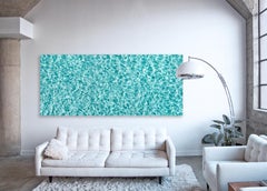 H2O VI - photographie grand format des reflets du soleil - Hommage à David Hockney