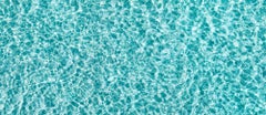 H2O VI - fotografia di grande formato di riflessi del sole - Omaggio a David Hockney