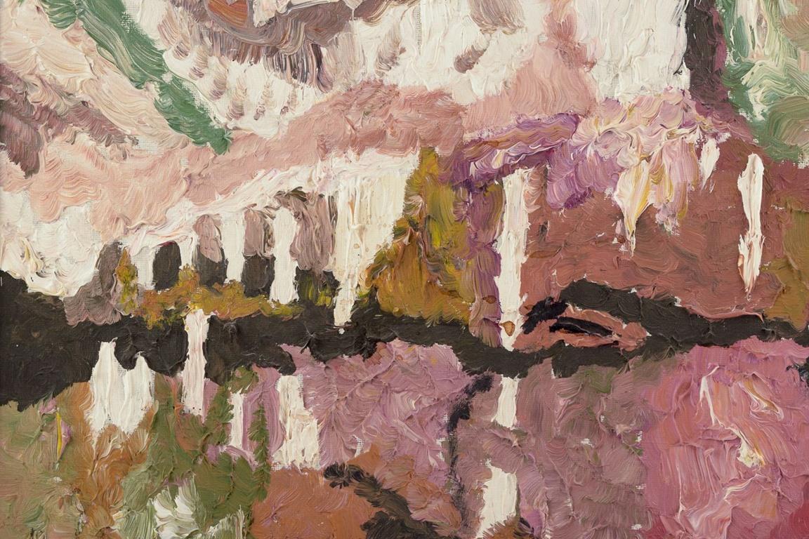 Erik Percy Emricsson. Óleo sobre lienzo. Cuevas de Lummelunda. Composición abstracta. Moderno en venta