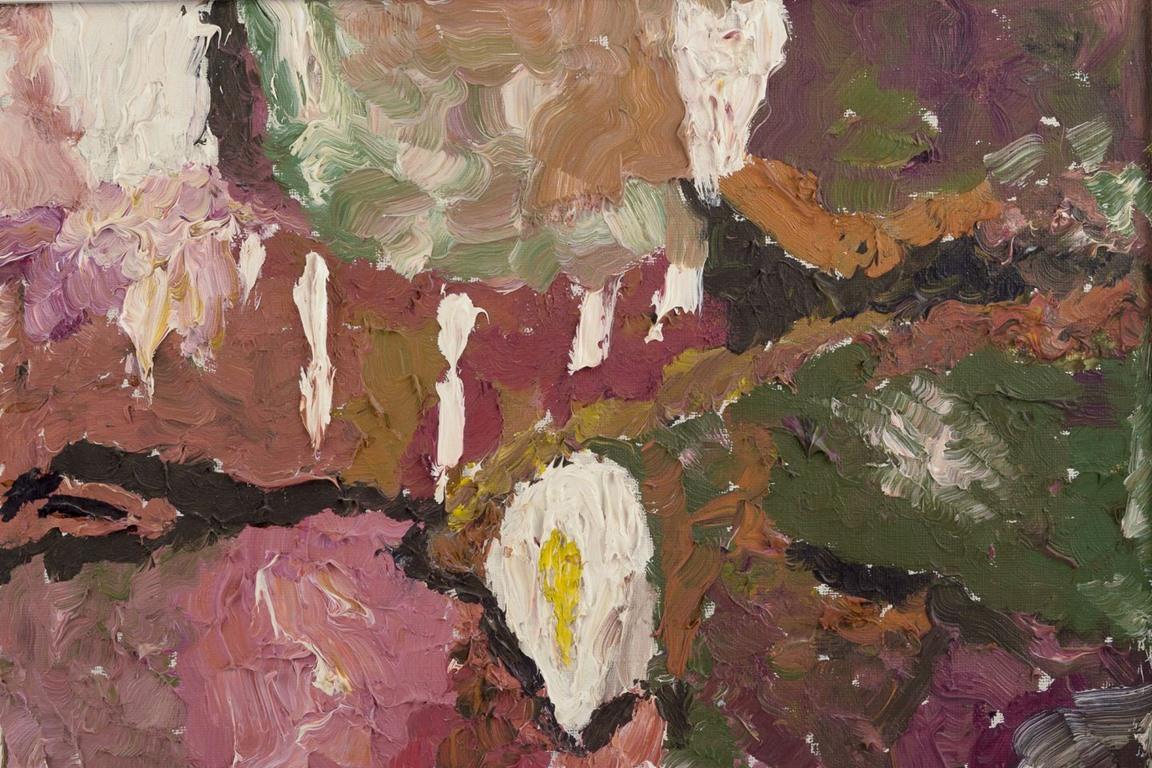 Erik Percy Emricsson. Óleo sobre lienzo. Cuevas de Lummelunda. Composición abstracta. Sueco en venta