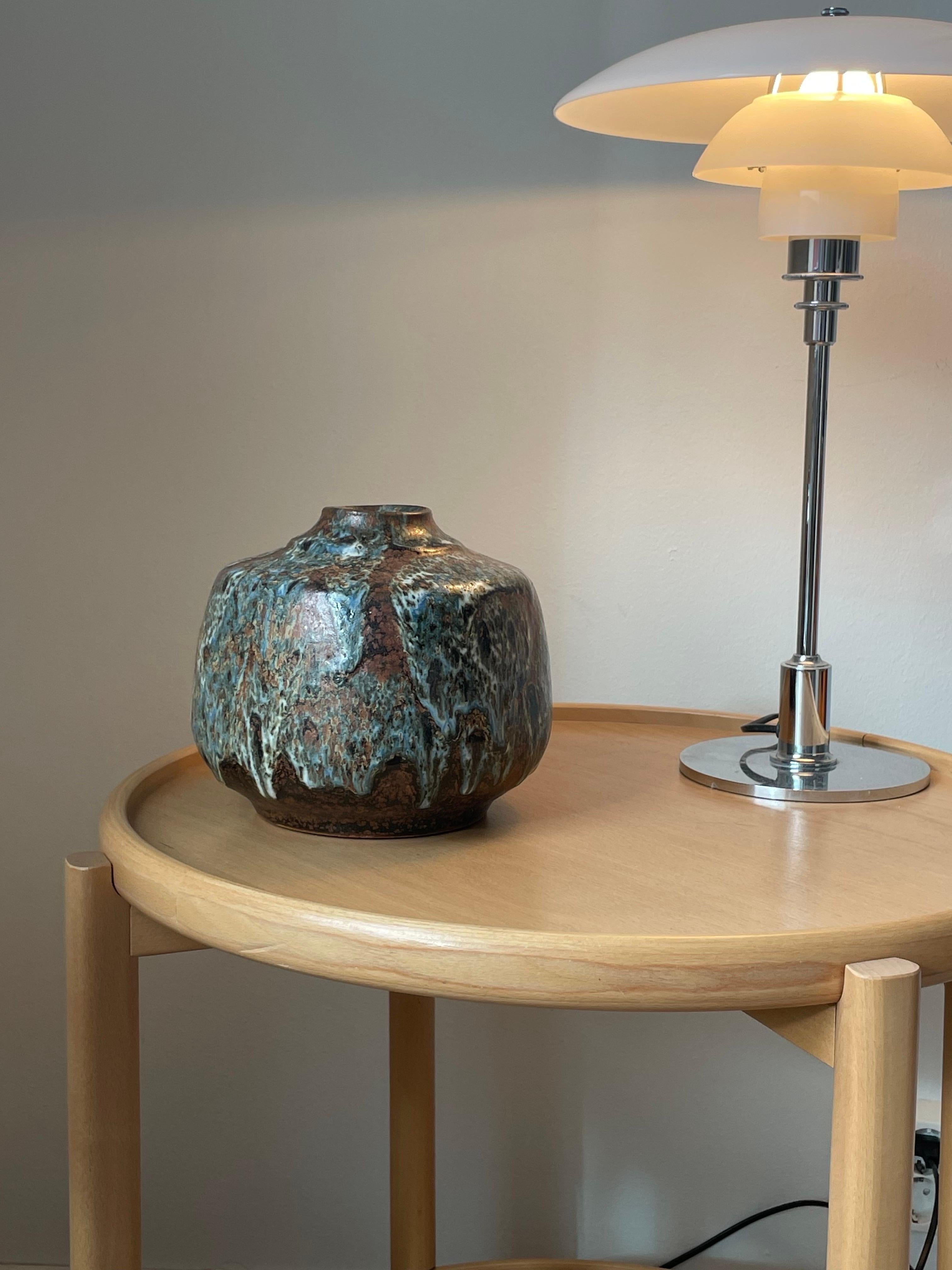 Céramique Vase unique en céramique The Modernity, Erik Pløen, Norvège 1960s en vente