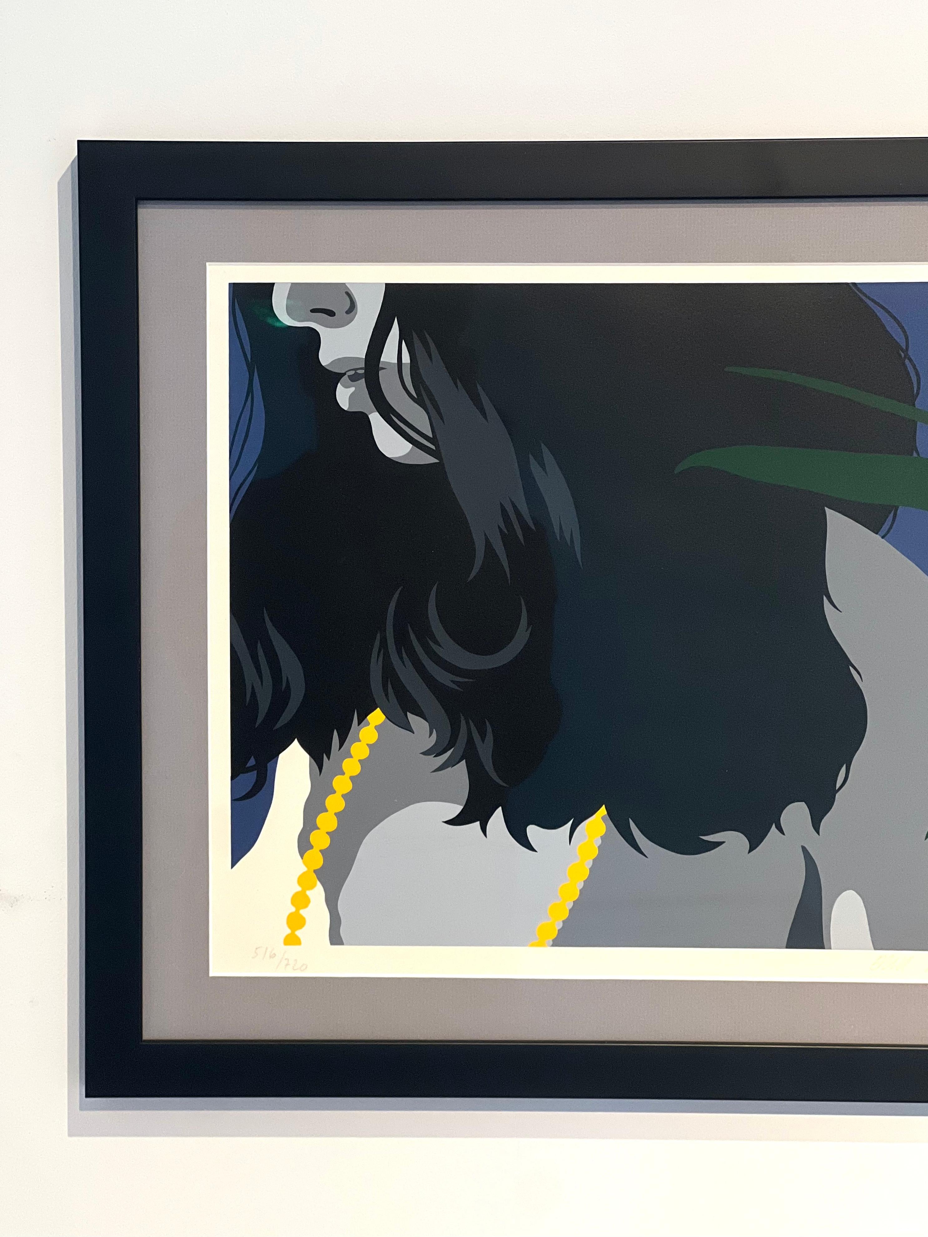Danish Erik Rasmussen Composition Lithograph, Denmark 1983 For Sale