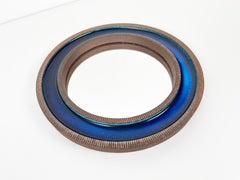 Specchio in ceramica di Erik Reiff per Knabstrup, Danimarca