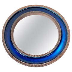 Miroir en céramique d'Erik Reiff pour Knabstrup, Danemark