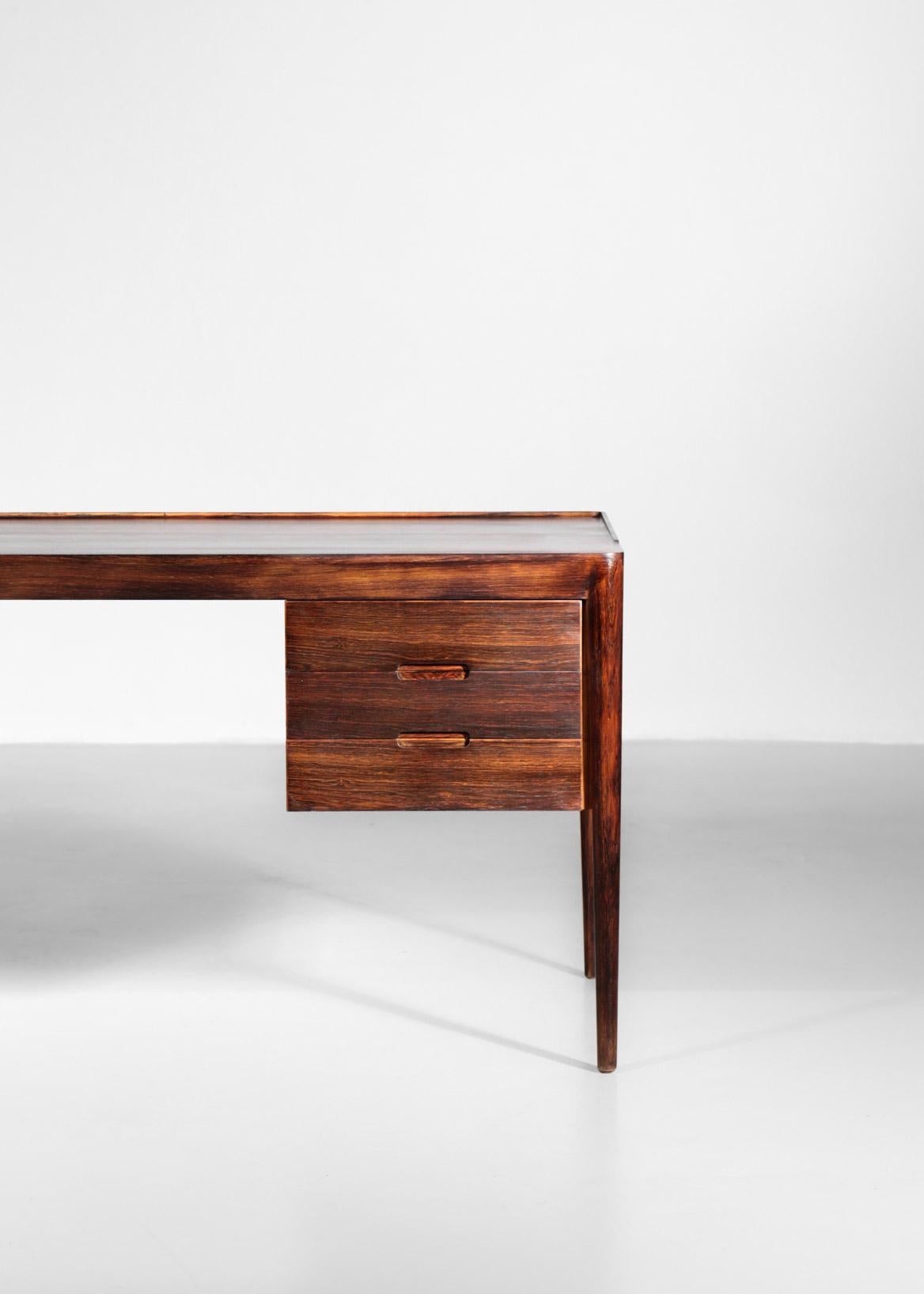 Erik Riisager Hansen Desk in Rosewood by Haslev Møbelsnedkeri, Denmark 9