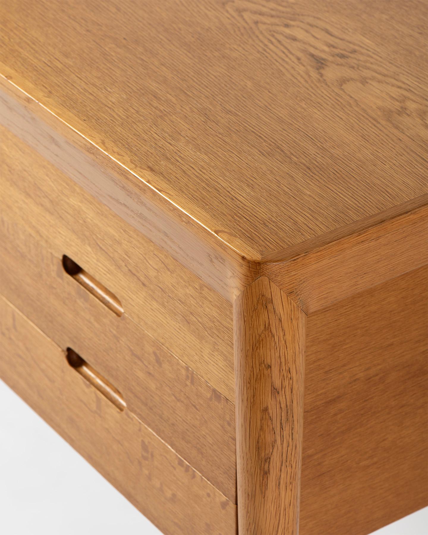 Erik Risager Hansen Oak Writing Desk, c1950s In Excellent Condition For Sale In London, England