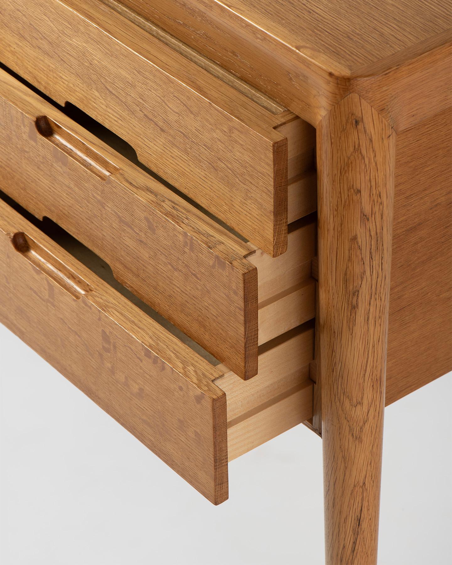 Erik Risager Hansen Oak Writing Desk, c1950s For Sale 3