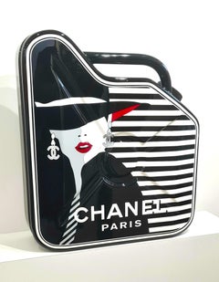 Chanel Addict Black and White Pill Sculpture by Eric Salin