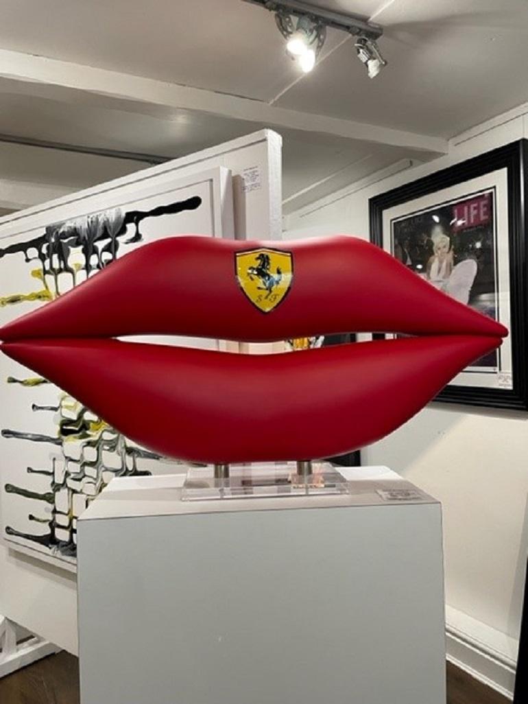 Ferrari Lips - Pop Art Sculpture by Erik Salin
