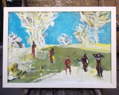 Figures dans un paysage