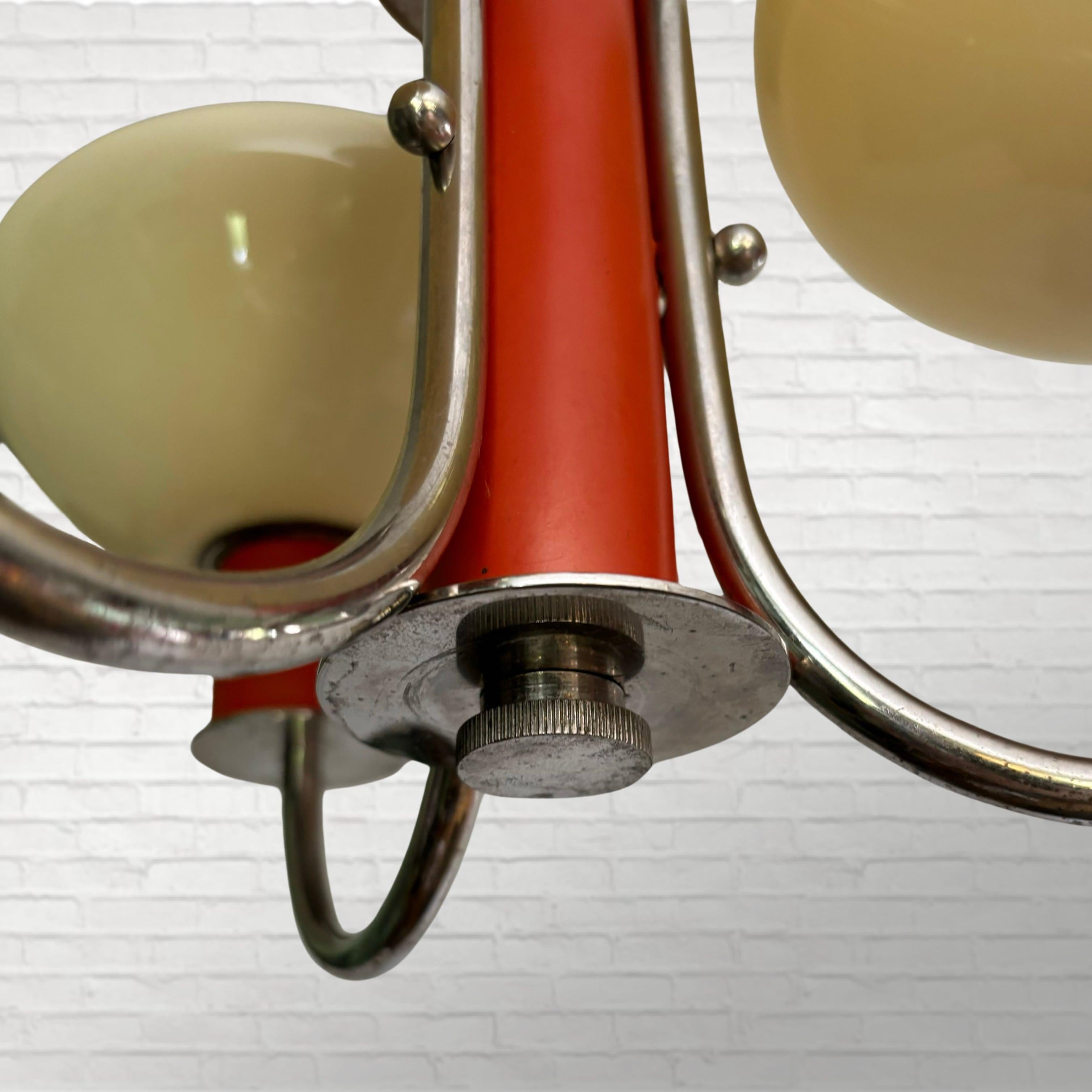 Lampe suspendue Erik Tidstrand pour Nordiska Kompaniet, Suède, années 1930 en vente 3