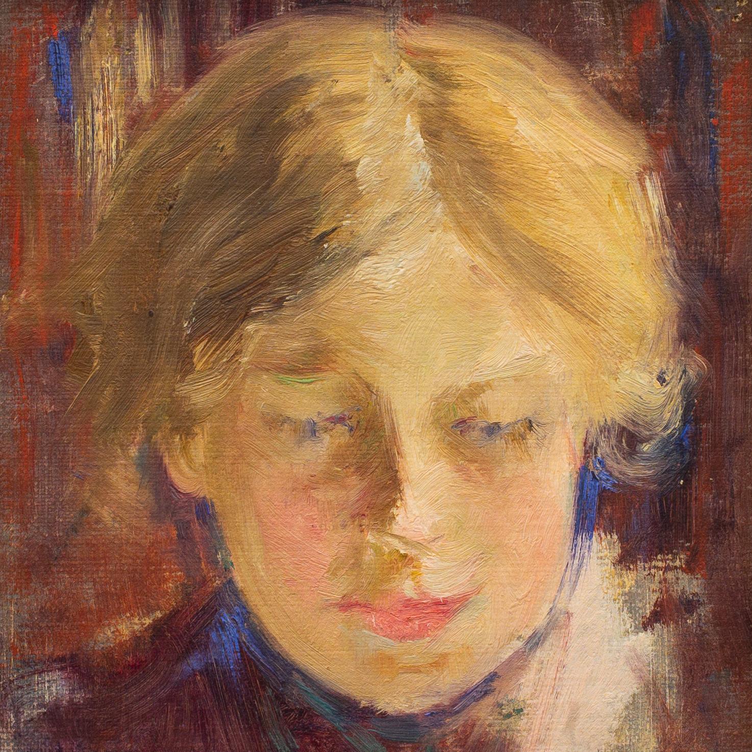 A Portrait from 1913 by Swedish Artist Erik Tryggelin, Made in Paris 3
