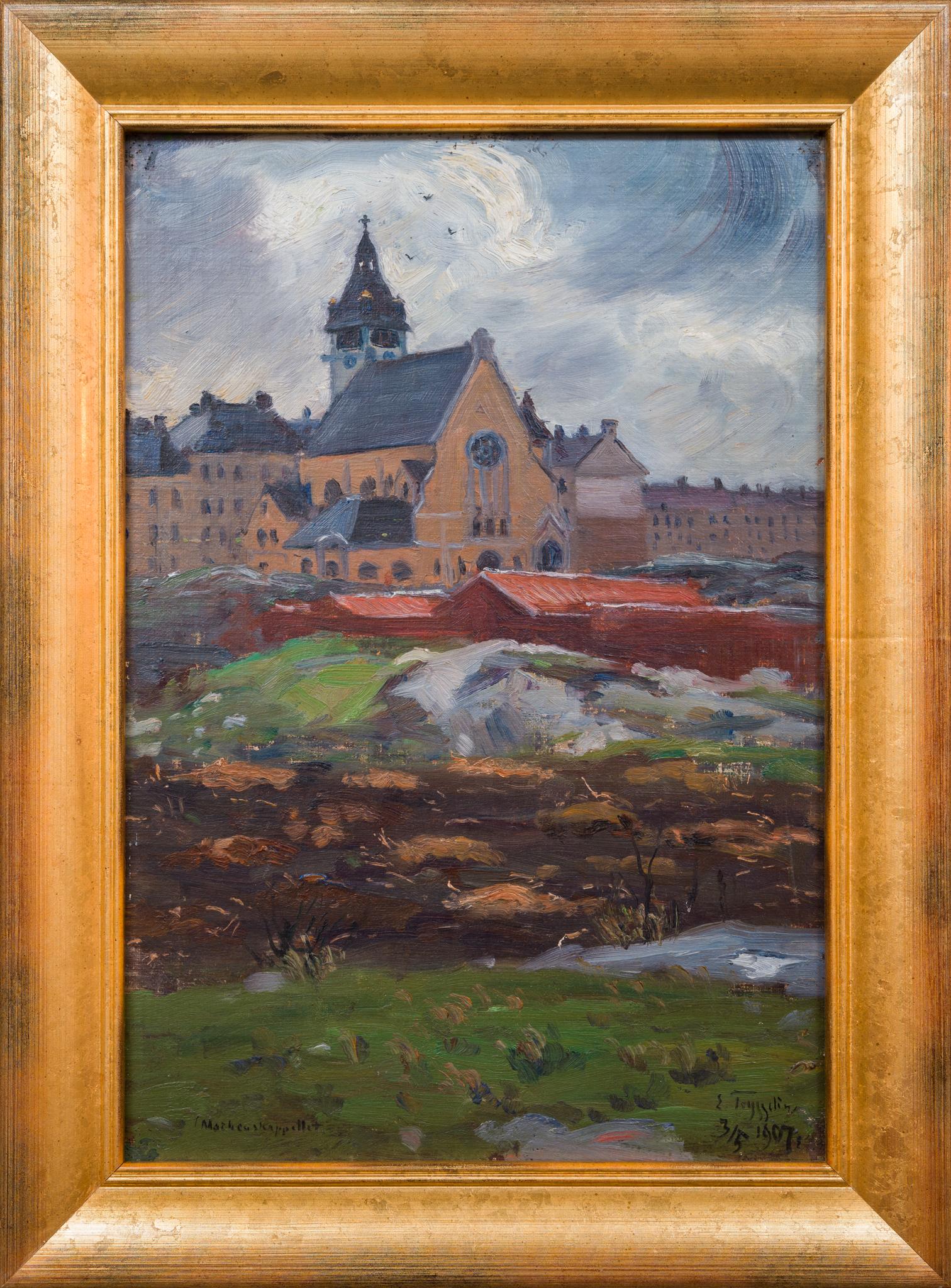 Sankt Matteus-Kirche in Stockholm, 1907 im Angebot 2