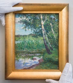 Summer's Day in Haga, Stockholm by Erik Tryggelin, Oil Painting from 1902