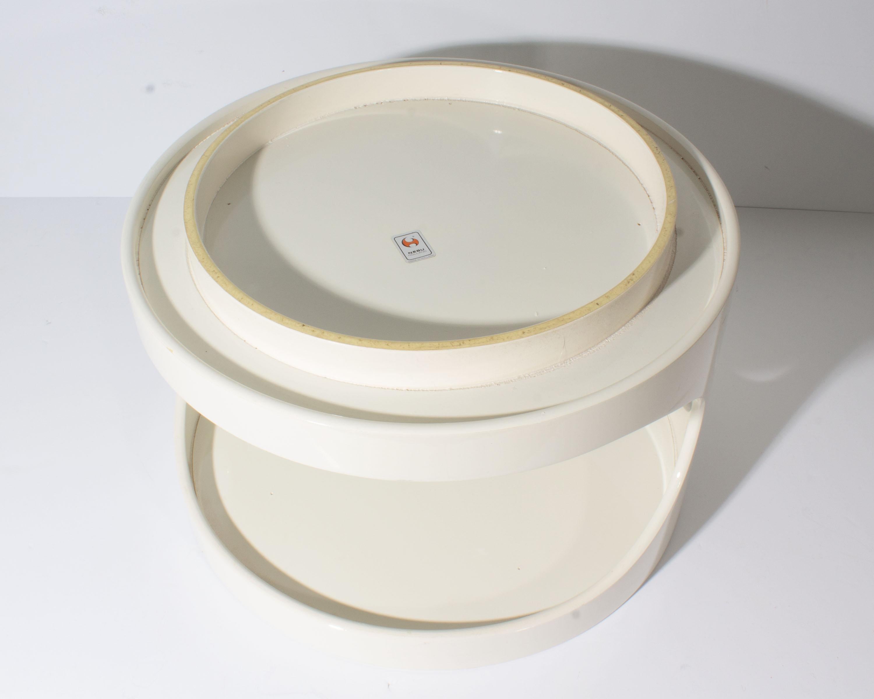 Late 20th Century Erik Van Buijtenen Nebu Holland Space Age Accent Table
