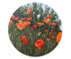 Ladybird - 21ème siècle, peinture hollandaise contemporaine, nature morte, pivoines et roses