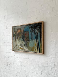 Huile sur toile, Hiver dans la forêt, Erik Walter Persson, 1956