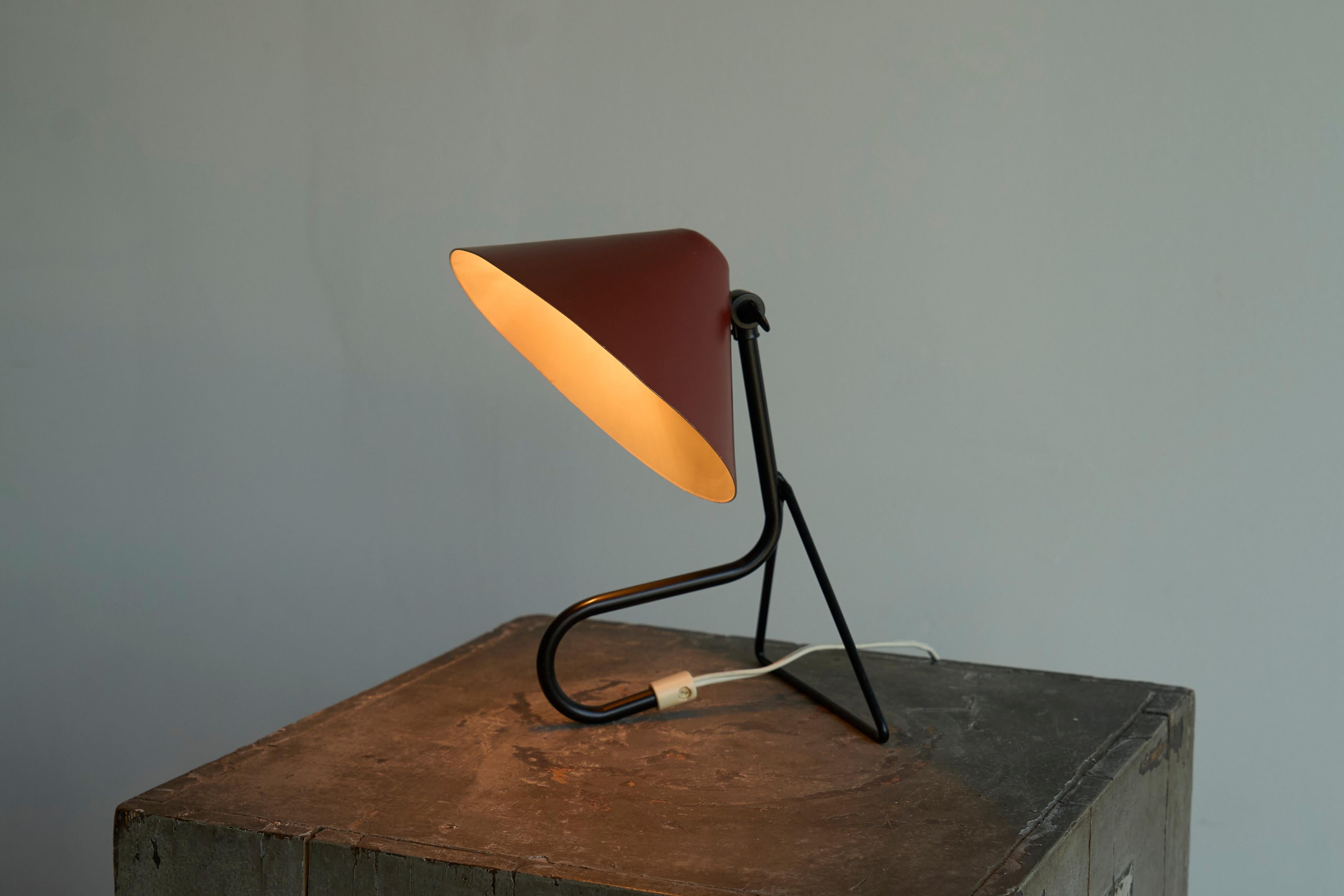 Metal Erik Wärnå Table or Wall Lamp for Gnosjö Konstsmide 1950s For Sale