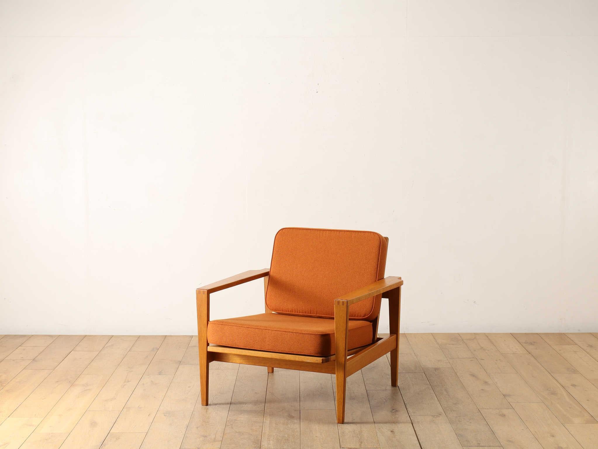 Sillón Erik Worts Oak mediados del siglo XX en venta