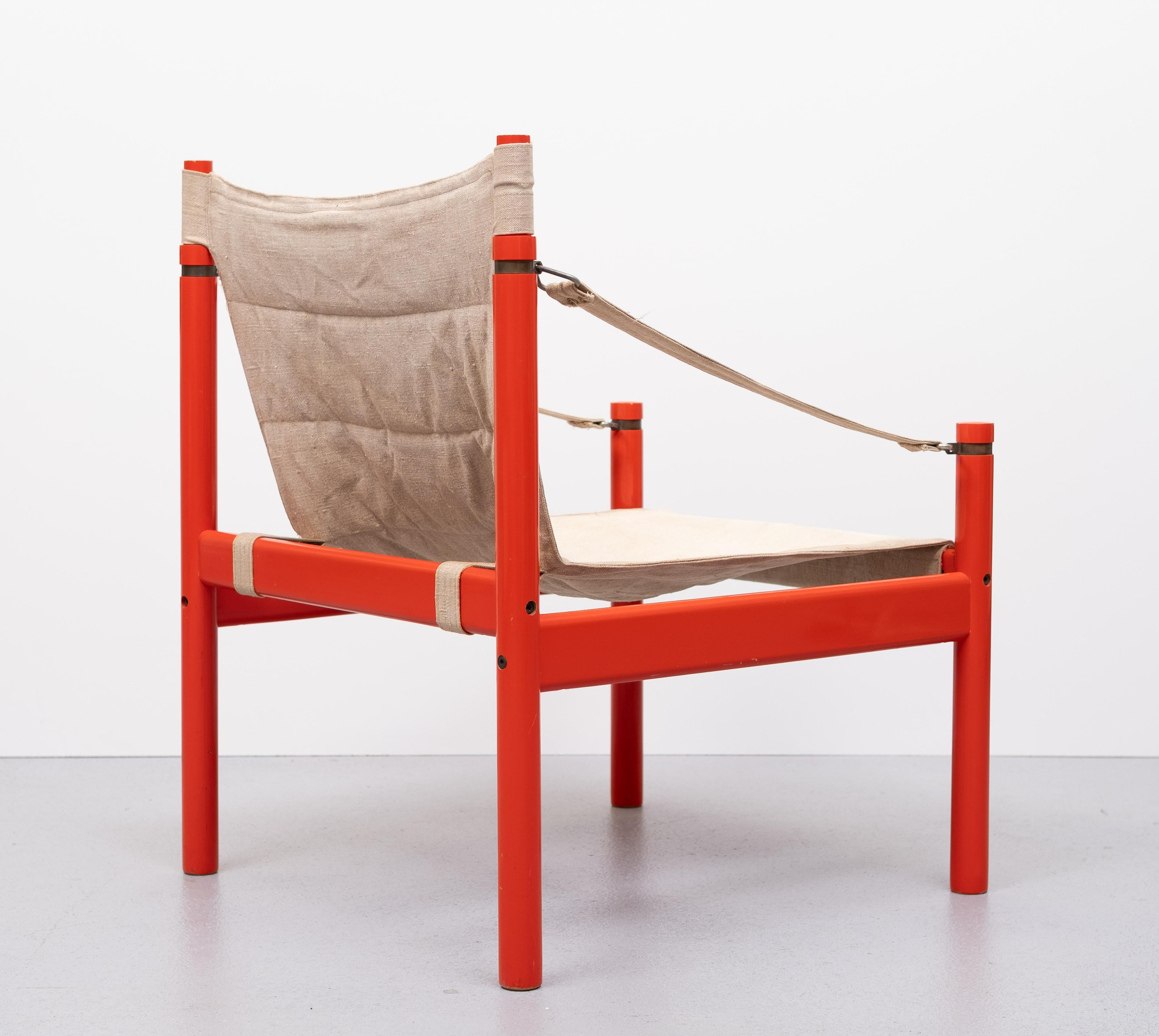 Erik Worts  Safari chair 1960s Denmark  For Sale 1