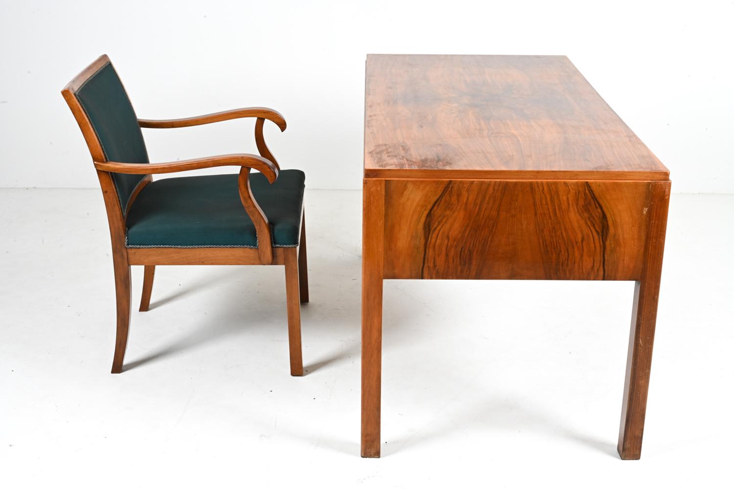 Erik Wørts Danish Mid-Century Rosewood Desk & Armchair For Sale 12