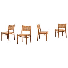 Erik Wørts Dining Chairs Produced in Denmark