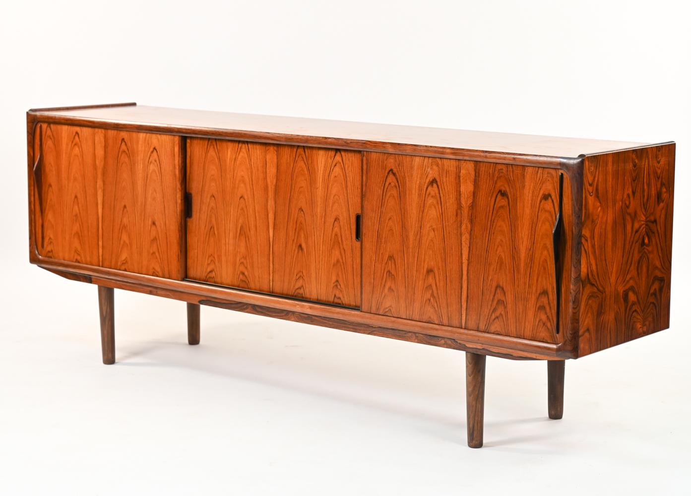 Mahogany Erik Wørts for Møbelfarikken Norden Danish Mid-Century Rosewood Sideboard For Sale