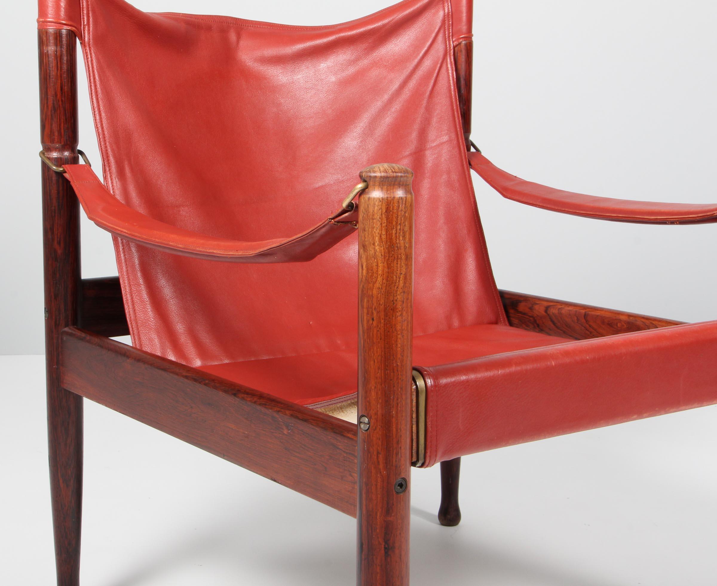 Scandinavian Modern Erik Wørts for N. Eilersen safari Chair
