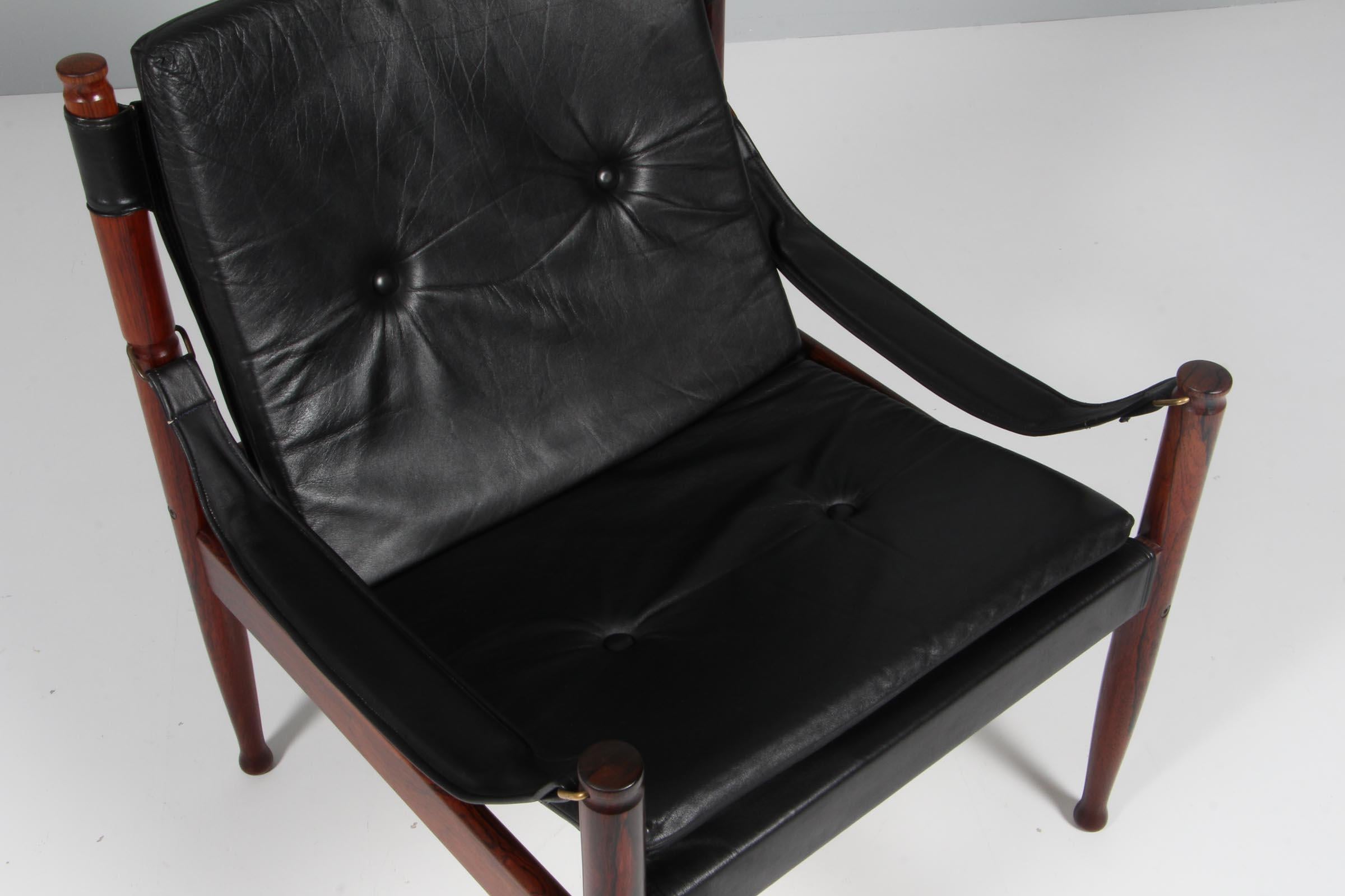Mid-20th Century Erik Wørts for N. Eilersen safari Chair