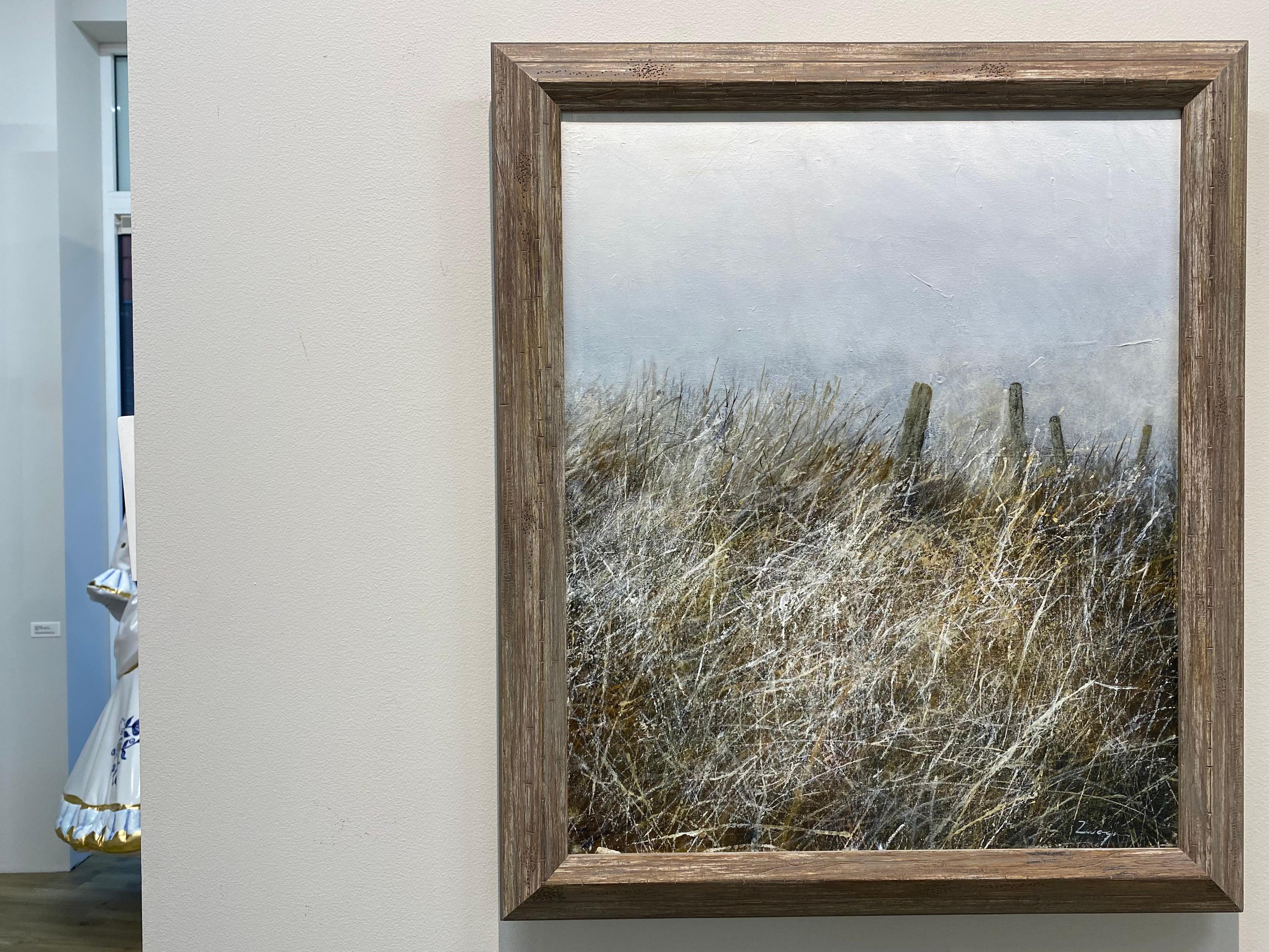 Début du matin - XXIe siècle - Contemporain néerlandais  Peinture - Paysage d'hiver  - Painting de Erik Zwaga