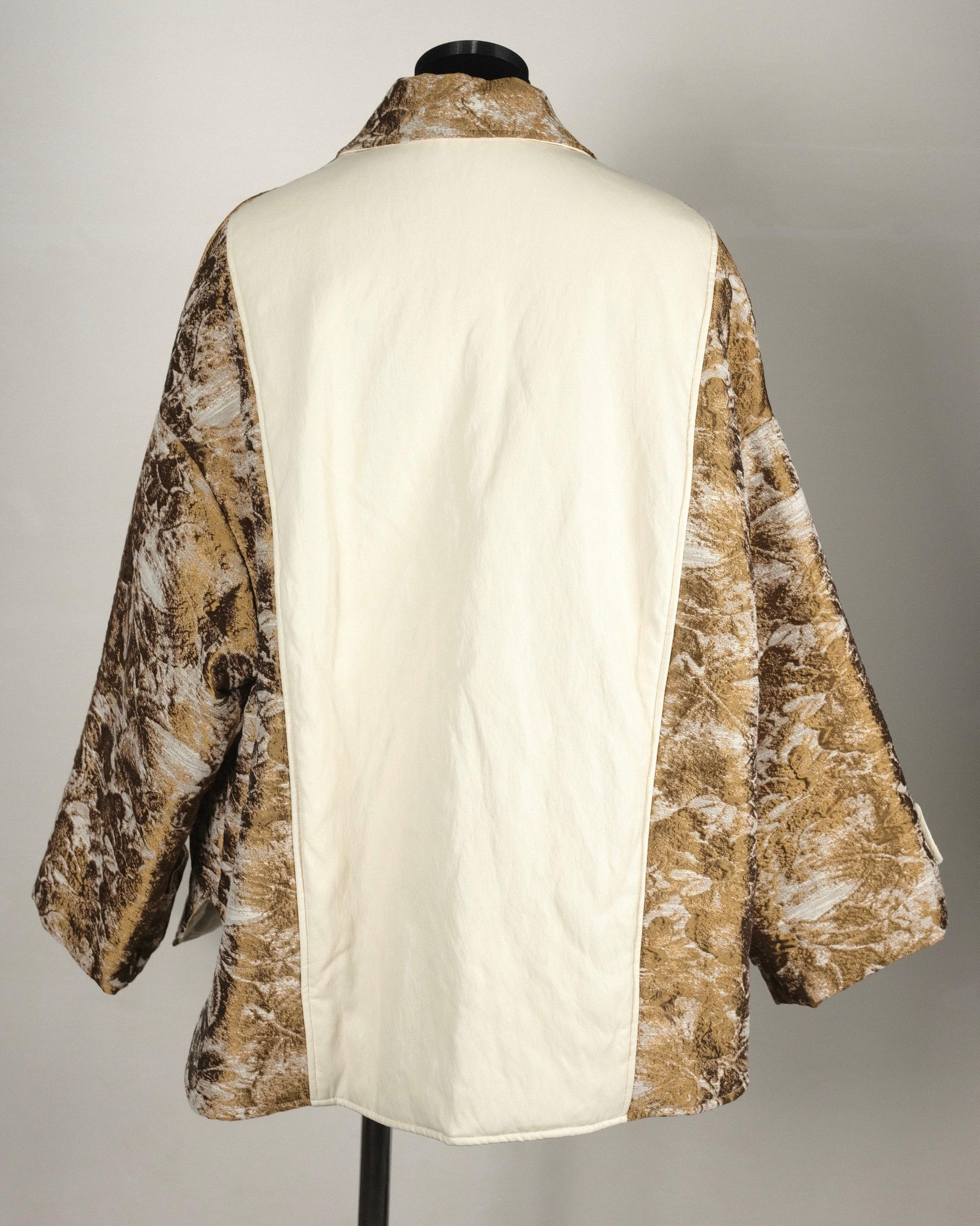 Erika Cavallini Brocade Jacquard Jacket and Bustier Set Sz IT42 Med For Sale 6