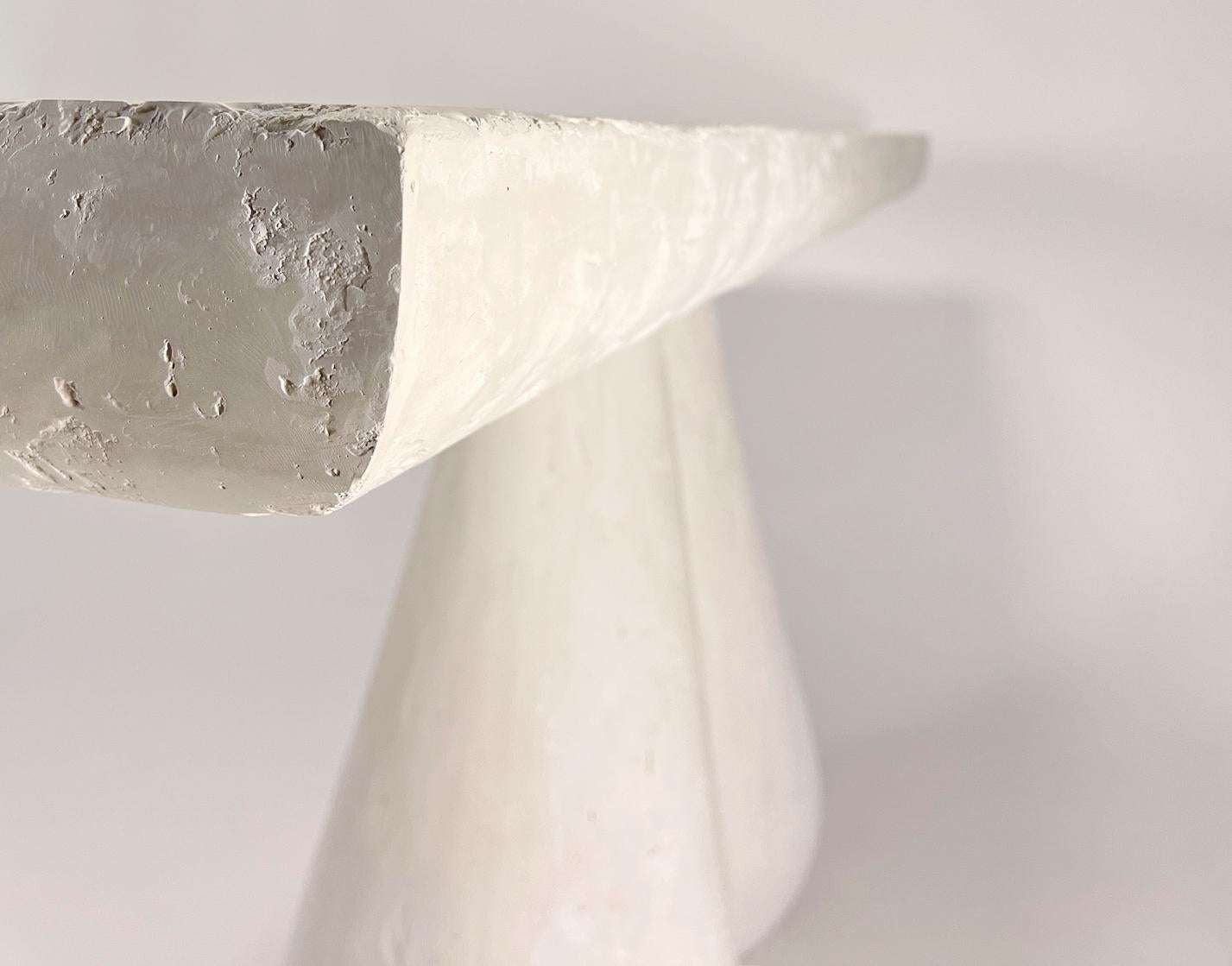 Erika Console Table - Contemporary Plaster Table by Artist Gabriel Anderson 1