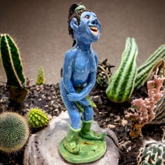 "Erika" Sprite Little Nude Nymph Yard Garden Abstract Sculpture Vienna, Austria